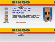 Tablet Screenshot of bingoarte.cl